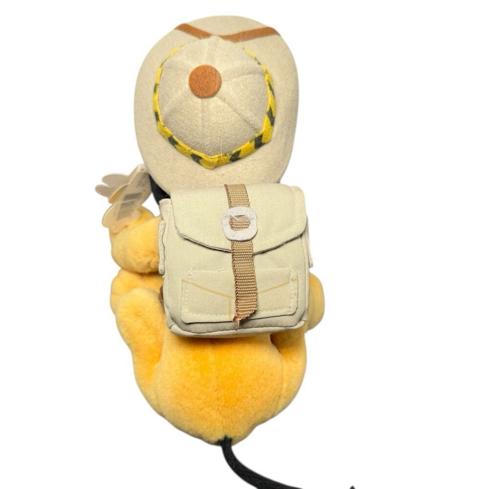 Disneyland Mouseketoys Safari Pluto Plush Stuffed Toy Animal Kingdom Backpack - Picture 5 of 10